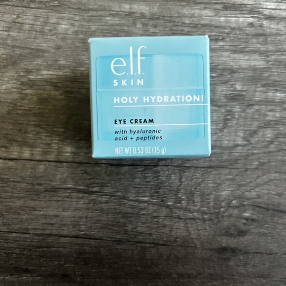 e.l.f. Holy Hydration Eye Cream 0.53oz Hyaluronic Acid Peptides Vegan Skincare N - Picture 1 of 5